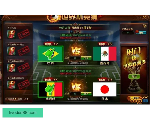 最新版世界杯竞猜平台下载入口实时推荐与玩法指南